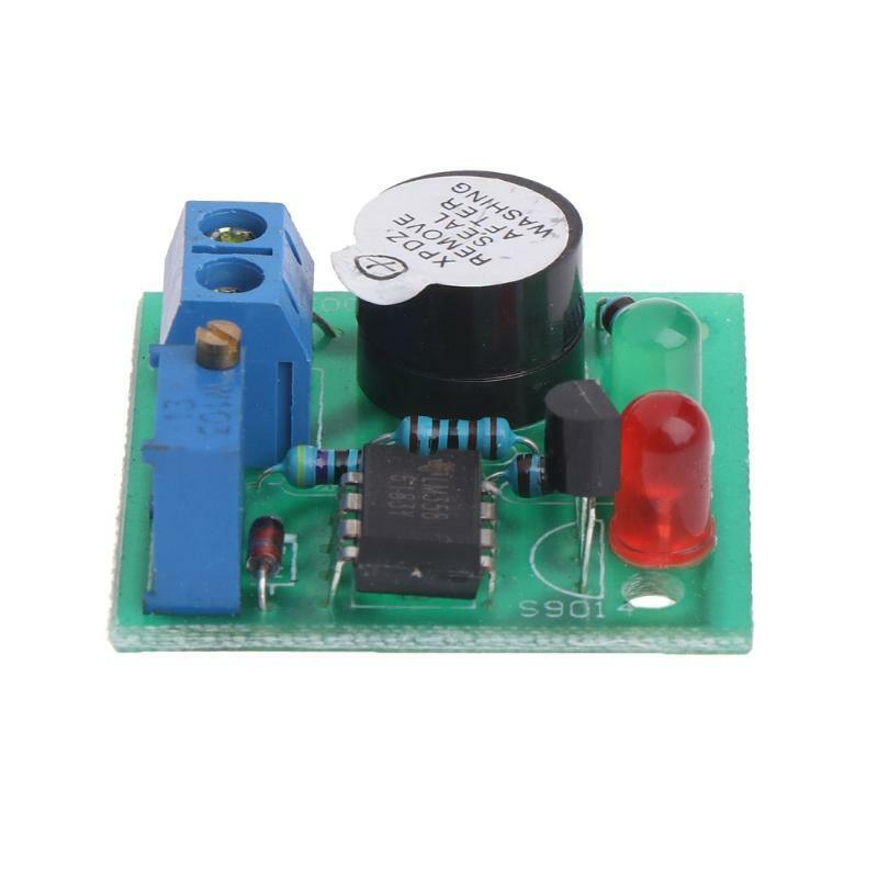 12V On-Board Battery Low Voltage Alarm Buzzer Under Voltage Protection Module