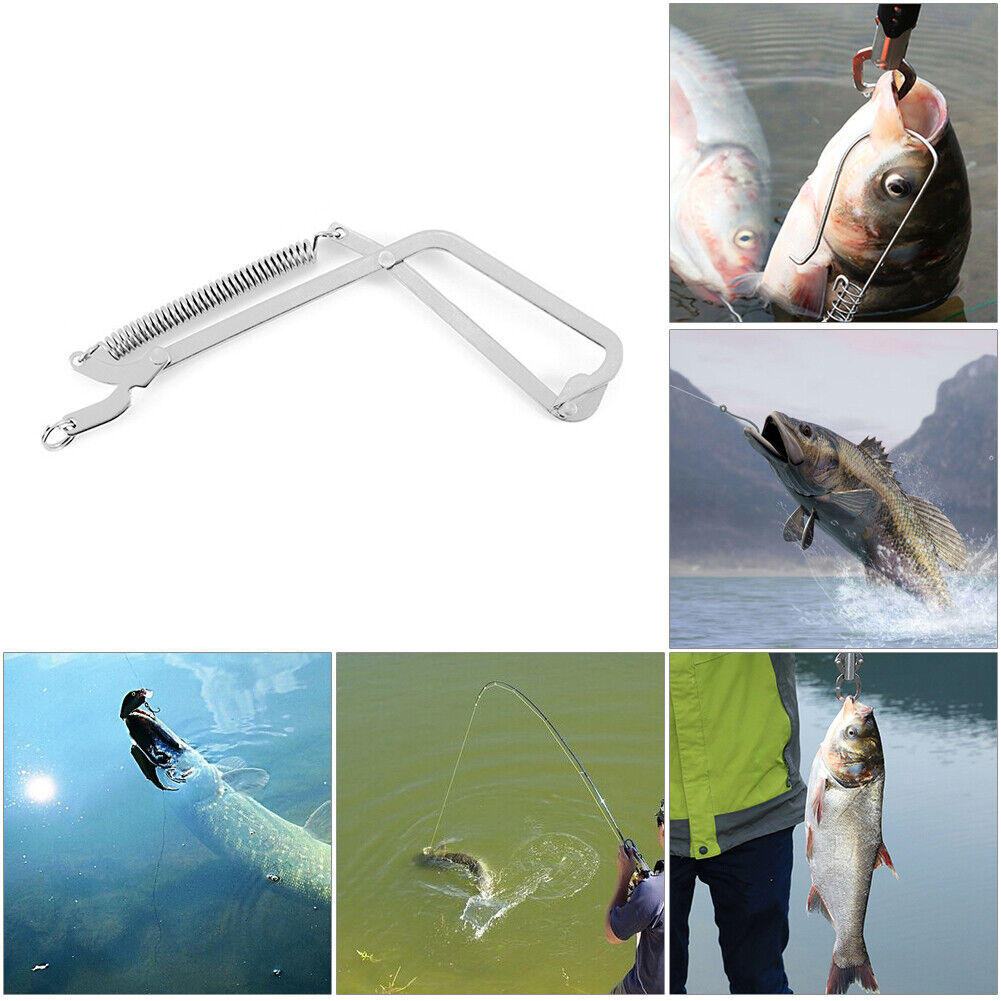 Pike Traps Fishing Hooks Crab Grabber Stainless Steel Fishing Clamp Holder