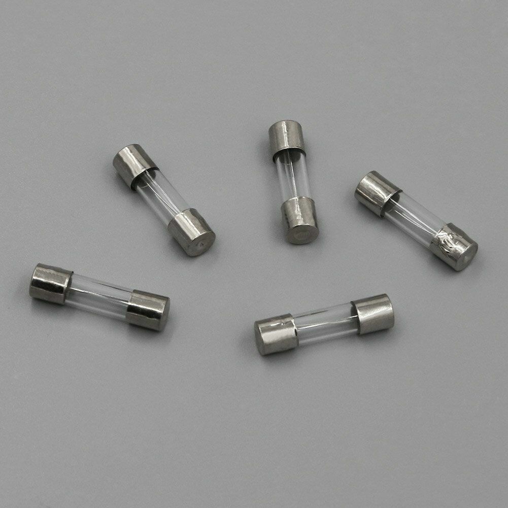 100pcs Slow/Fast-Blow Glass Tube Fuses Assorted Box Kit 0.5A-10A  5x20mm