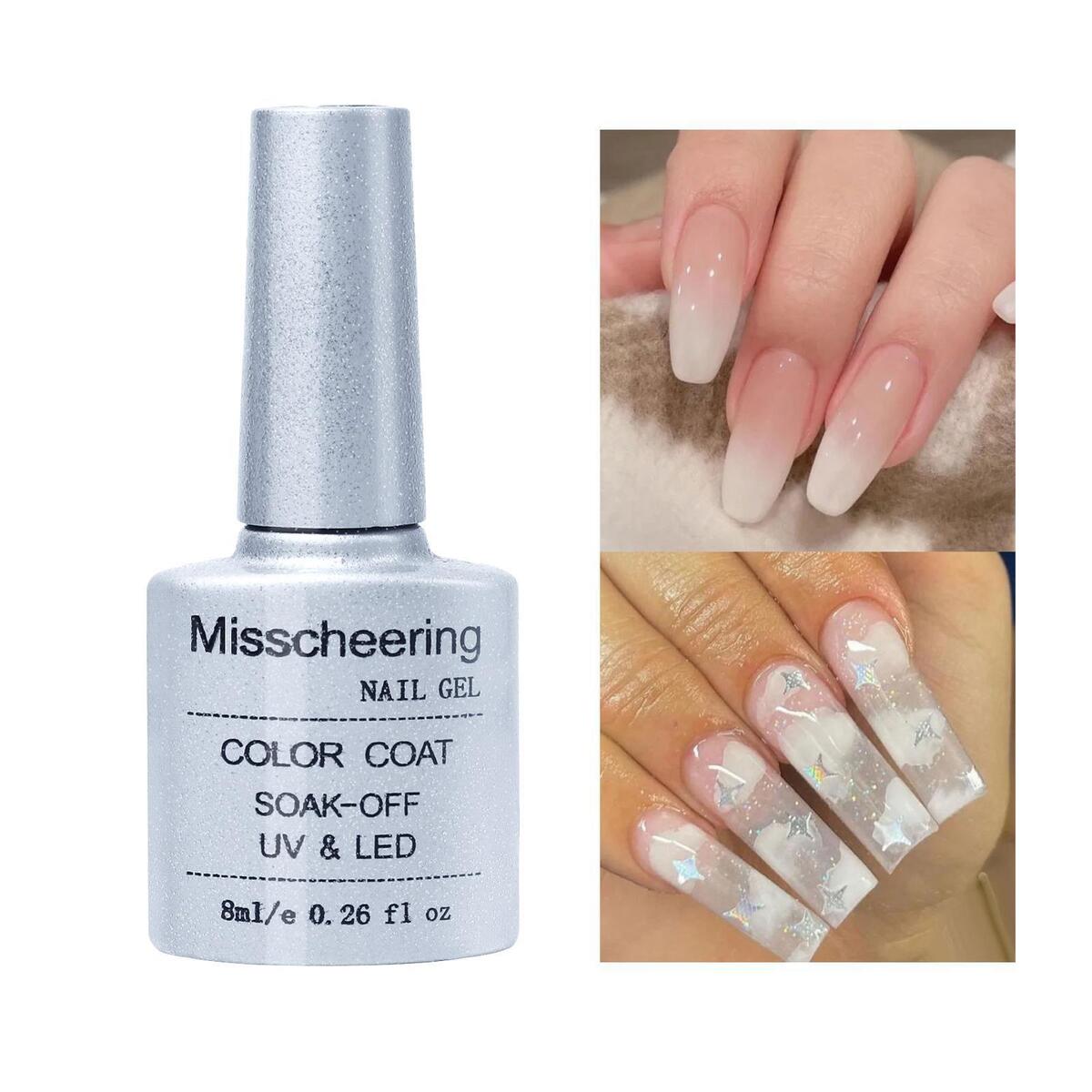 Polish Manicure Milk Translucent Nail Gel  Soak Off
