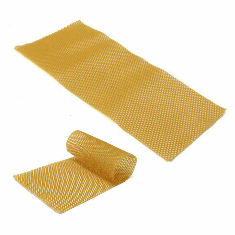 10x Beekeeping Honeycomb Foundation Wax Frame Honey Hive Equipment Tool Supplies