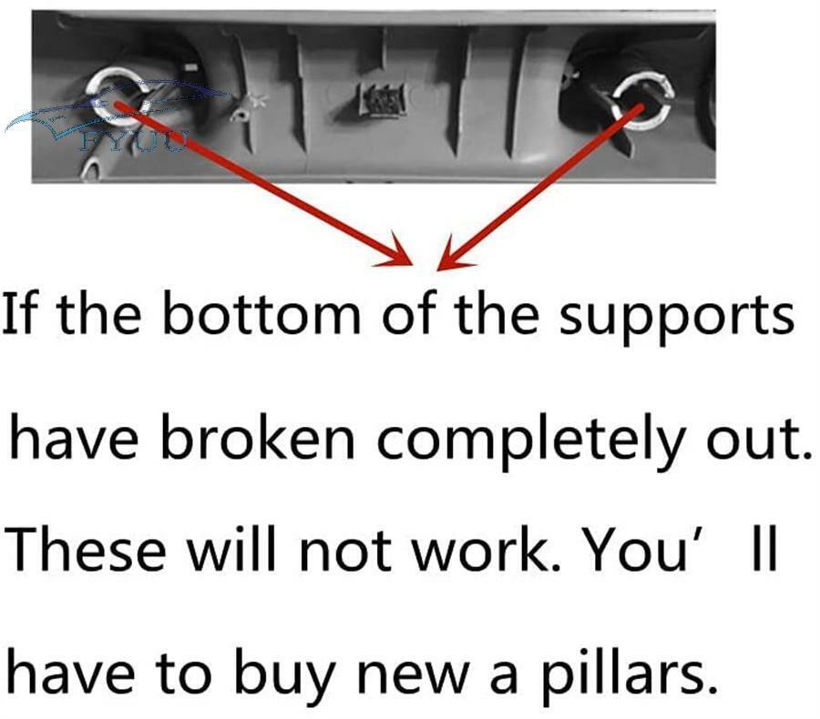 For 02-09 Dodge Ram 1500 2500 3500 Black A Pillar Grab Handle Repair Kit