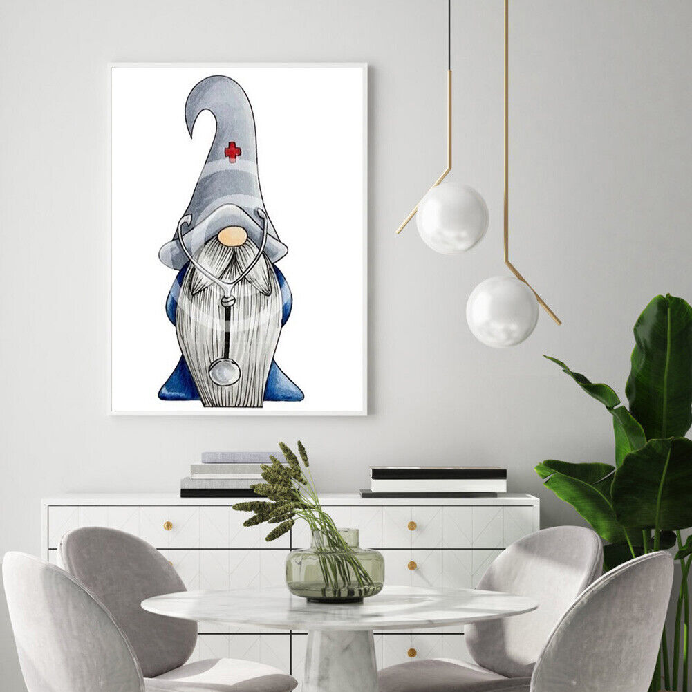 Cartoon Goblin 5D DIY Full Round Drill Diamond Painting Mosaic Decor Craft