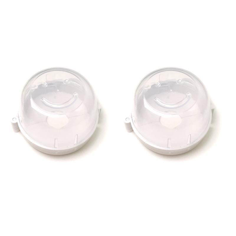 2 Pcs/Set Universal Clear Stove Knob Covers Gas Stove Knob Case Protection Guard