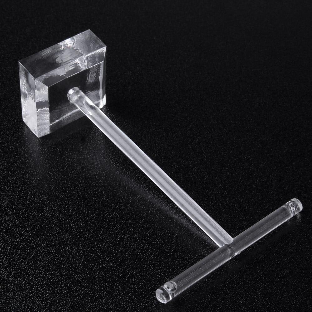 2pcs/set Glass Earrings Jewelry Organizer Display Rack Stand Holder