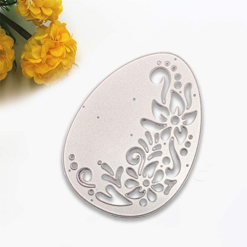 Easter Egg Cutting Dies Greeting Invitation Festival Blessing Cards Making Tools