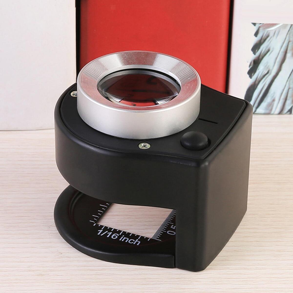 30x Loupe  Magnifying  Money Detector Lamp Desktop for Jewelry