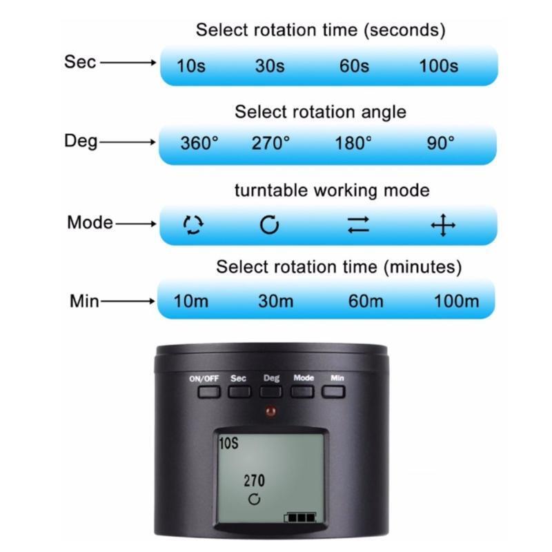 Electric Rotating Tripod Head for Phone/CameraMicro-Single Daily Supplies