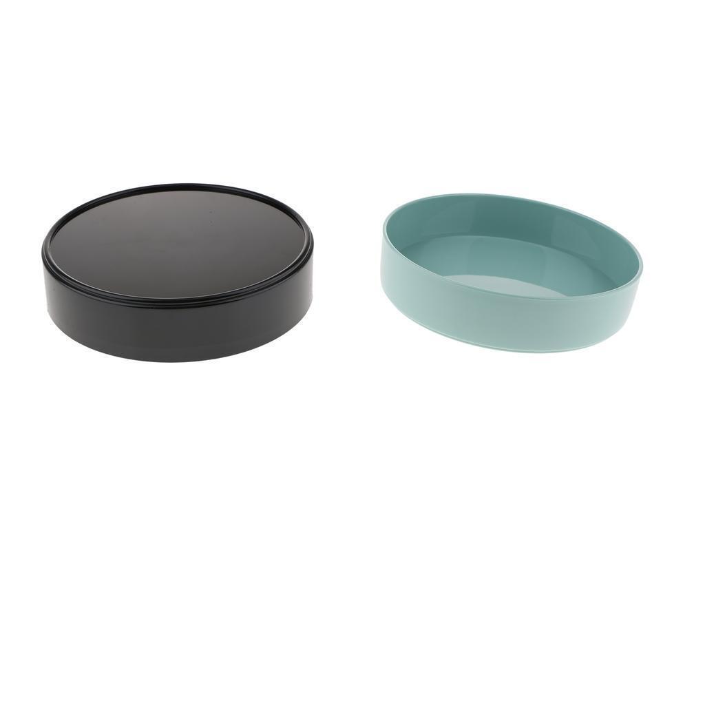 2x Plastic Round Ikebana Suiban Vase Pot Bonsai Flower Container