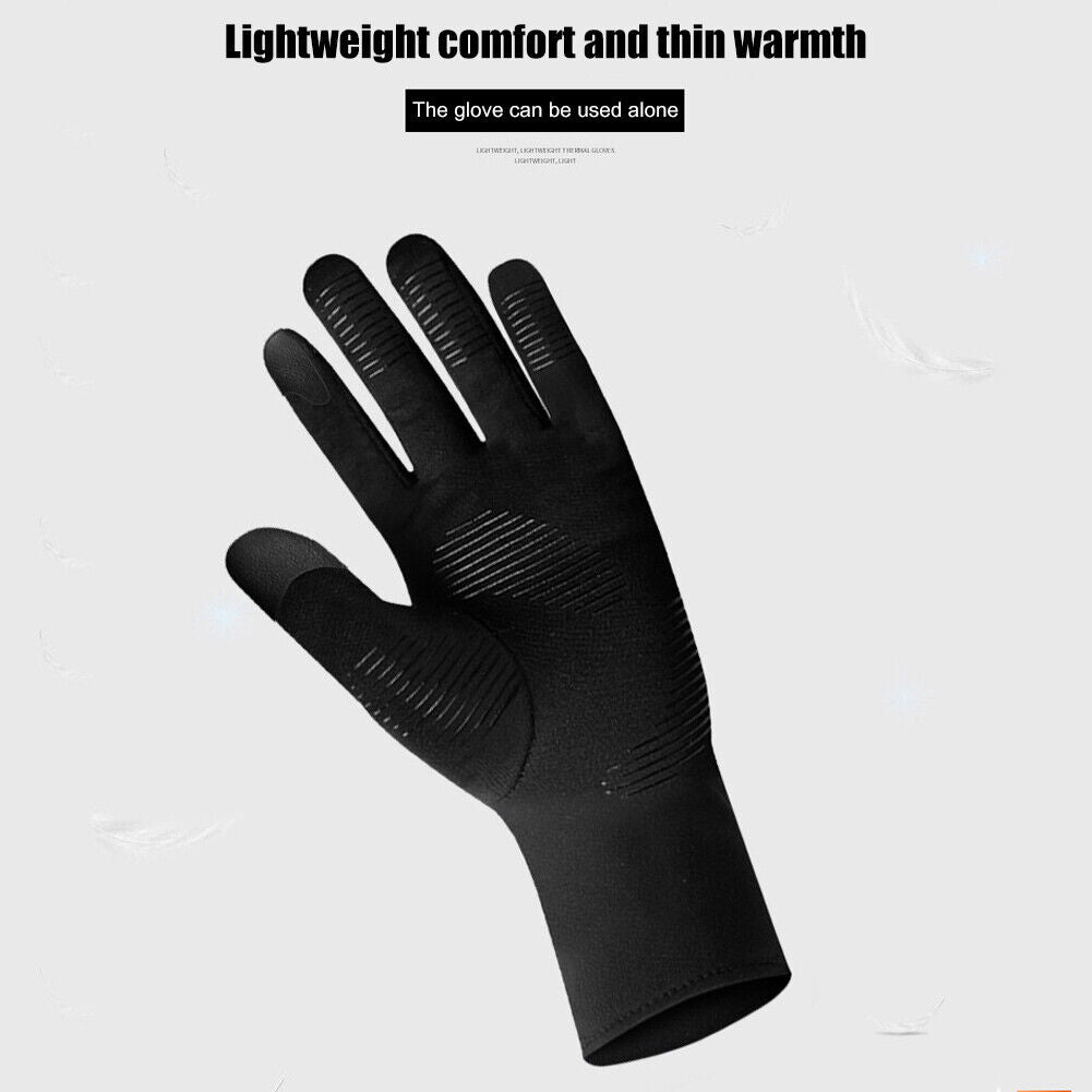 1 Pair Winter Bike Cycling Gloves Touch-Screen Mittens for Men Women (M)