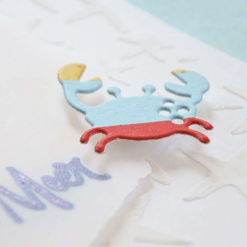 Crabs Metal Cutting Dies Stencil Scrapbooking DIY Album Stamp Paper Card Emboss