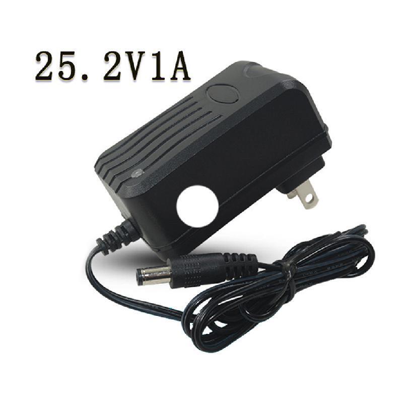 25.2v1a 25.2V 1Alithium li-ion Battery Charger For 6 Series 21.6V 22.2V 24V Pack