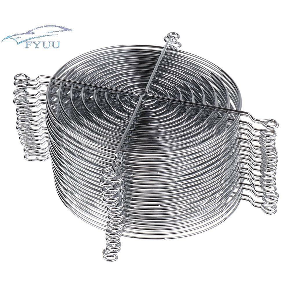 20 Pcs 12cm Metal Net Fan Cover CPU Fan Grille Computer Cooling Fans Protector