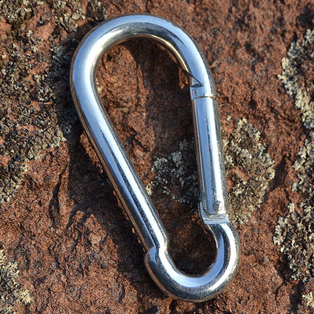 Alloy Steel Carabiner Outdoor Camping Hook Buckle Climbing Tools (8mm)