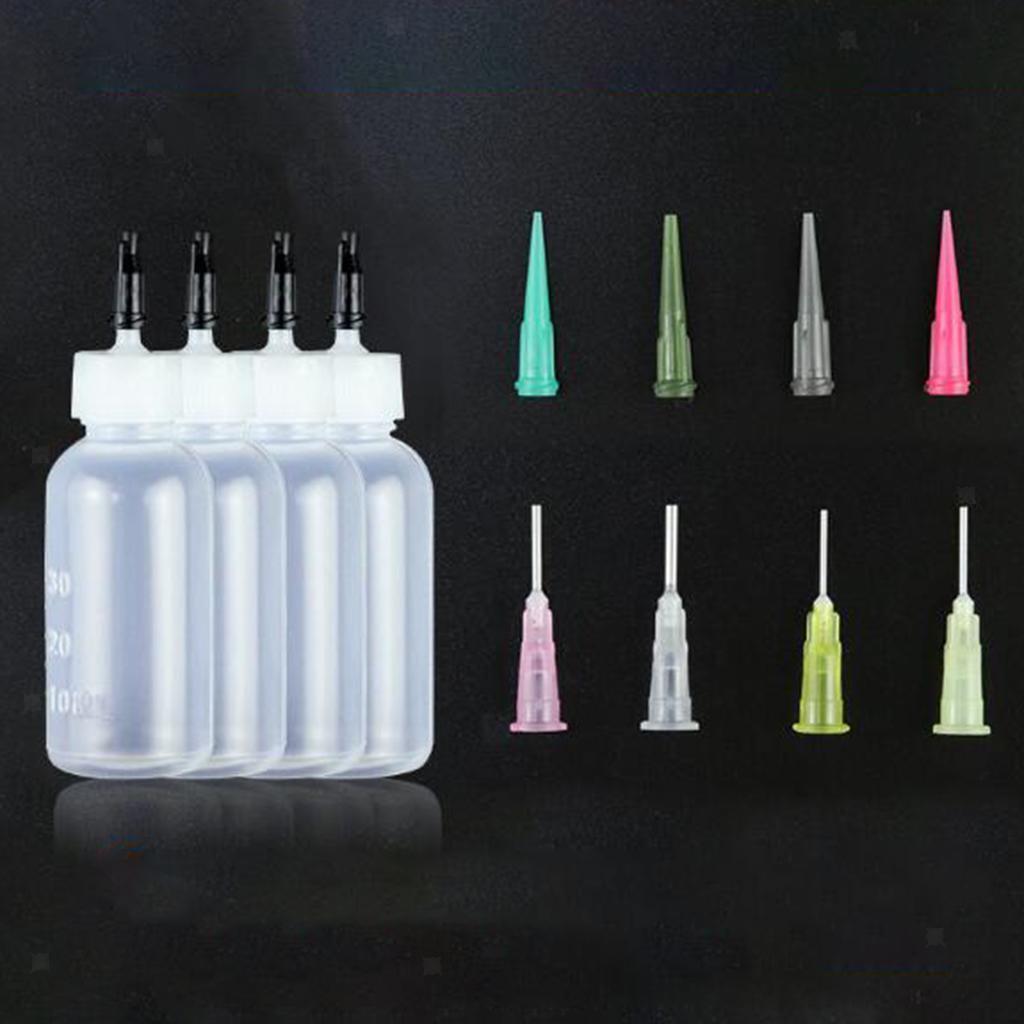 24x Ink Pigment  Bottles with Paint  Needle  Sealing Caps