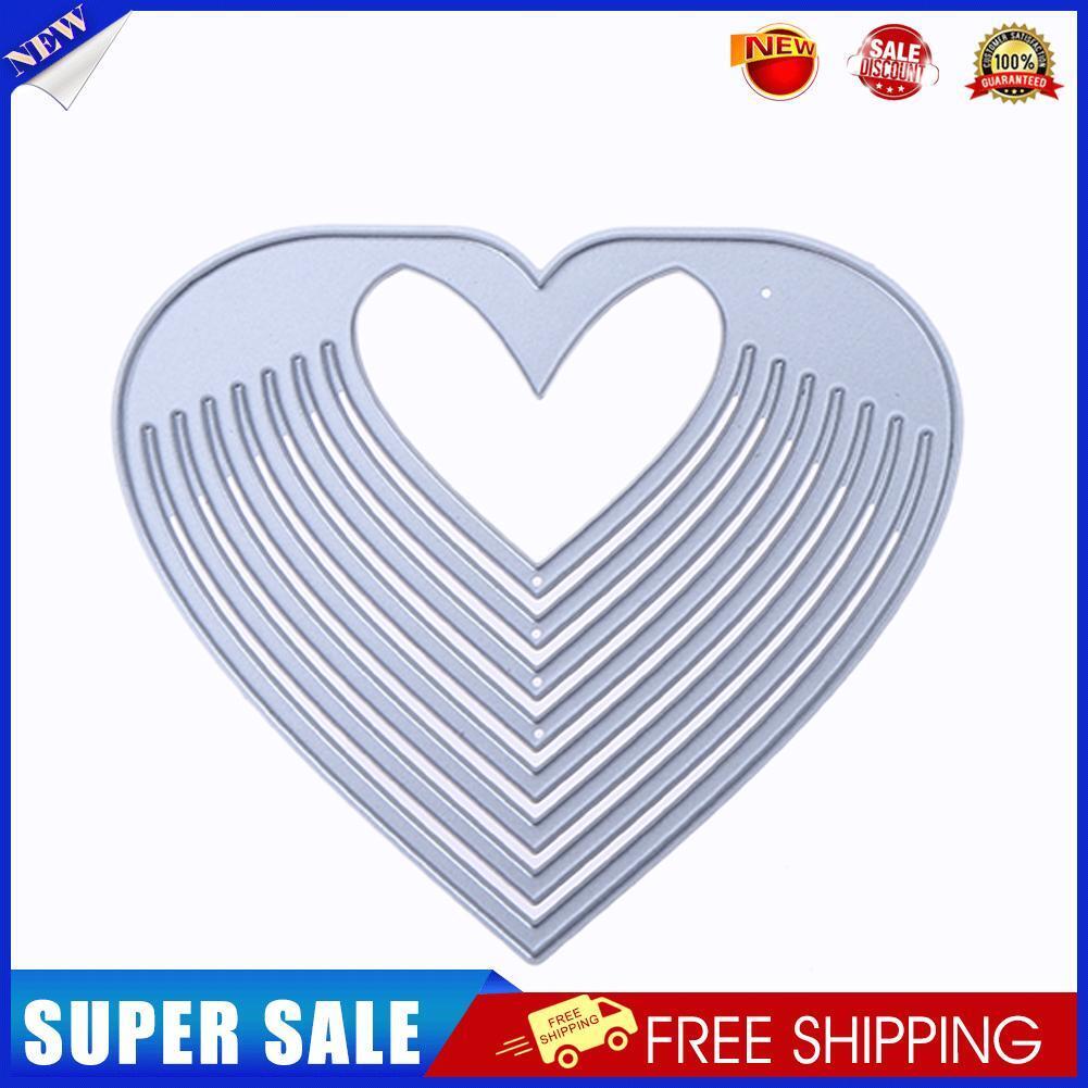 Hollow Heart DIY Metal Stencil for Scrapbook Embossing Craft Cutting Die-15