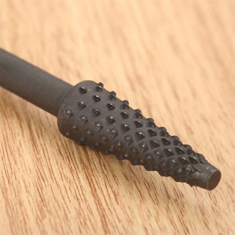 Hot 5x Rotary Burr Set Wood Carving File Rasp Power Drill Bits High-Carbon Steel
