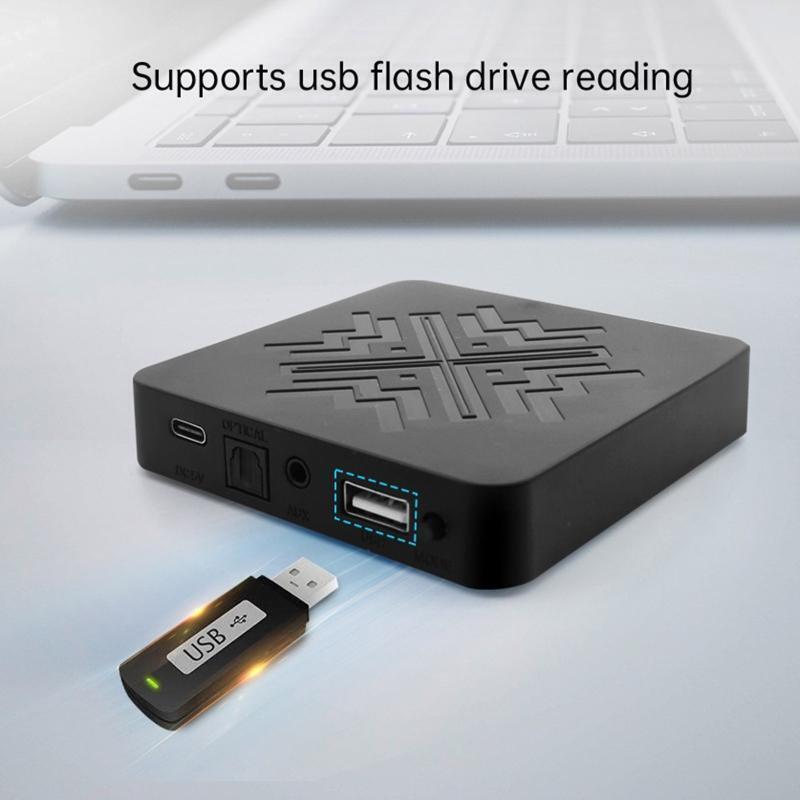 Hifi Bluetooth-compatible 5.0 Audio Receiver 3.5mm RCA Port Stereo Adapters