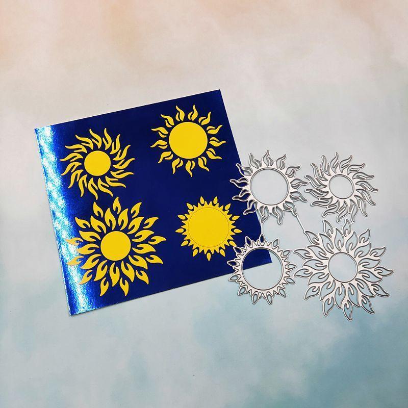 Sun Metal Cutting Dies Stencil DIY Scrapbooking Album Stamp Paper Card Embossing
