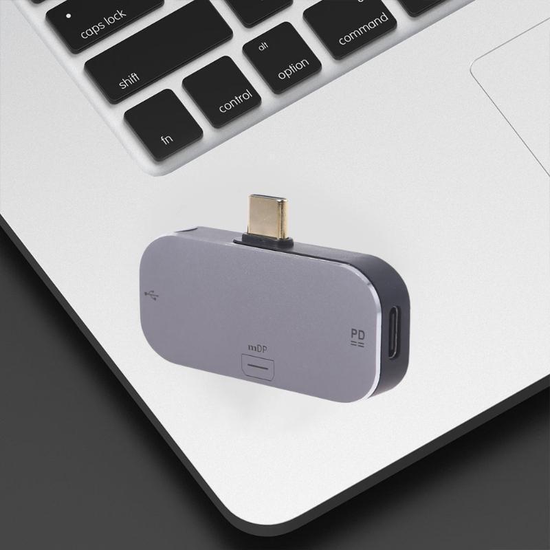100W Charging Port USB-C/Type-C to Mini DP Adapter Conversion Computer Connector