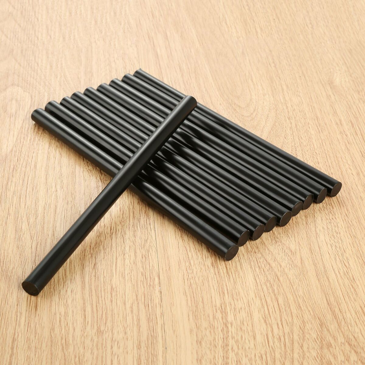 10Pcs Hot Melt Glue Gun Sticks EVA Glitter Powder Black Repair Craft 11mm*200mm