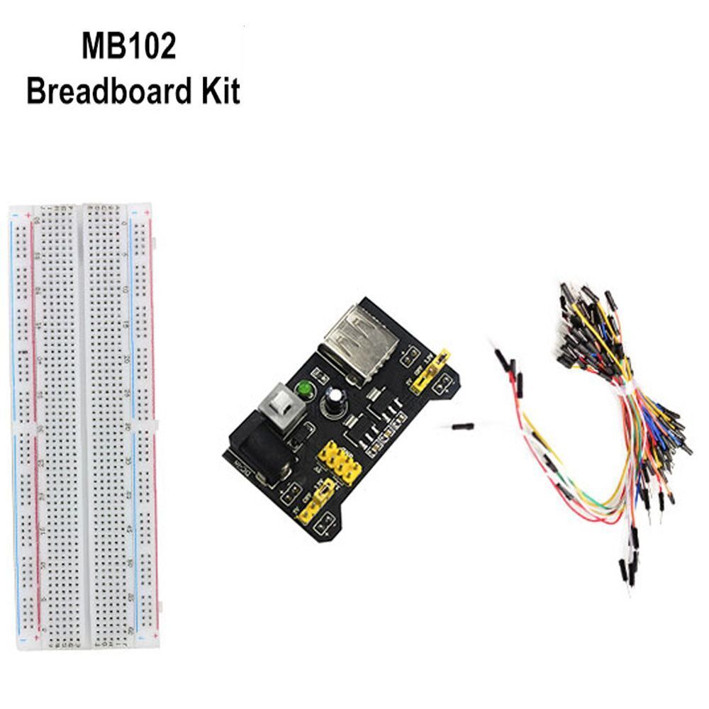 Jumper Wire Solderless 830 Point Power Module Protoboard Breadboard MB 102
