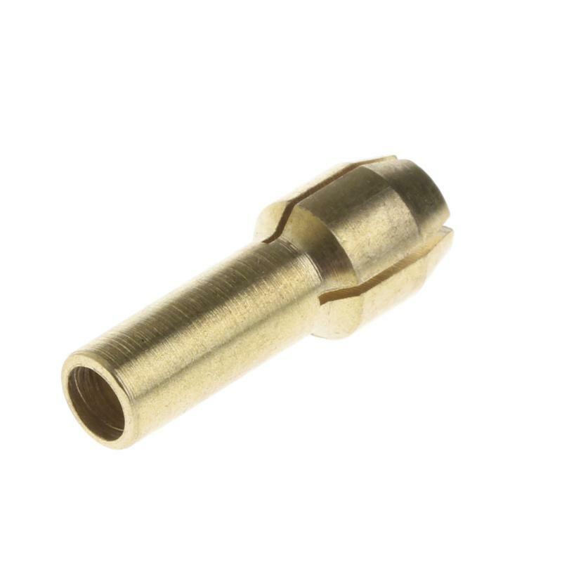 6Pcs Bronze Tweezers 1.0/1.6/2.0/2.4/3.0/3.2 + M8 * 0.75 Fits Rotary Tools