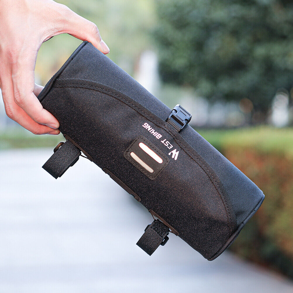 WEST BIKING Bicycle Bag Waterproof Front Tube Frame MTB Handlebar Pannier