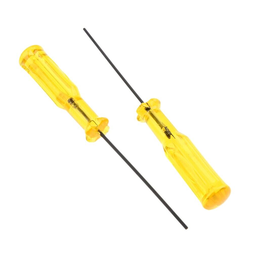 2pcs 1.6mm Plastic Metal Inner Six Angle Screwdrivers with Tube Protect Fingers
