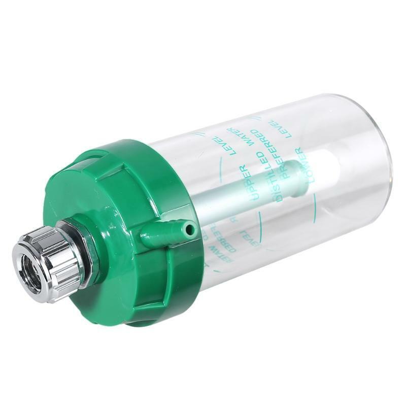Humidifier Bottle Connect with Gas Oxygen Pressure Regulator 200mL Gauge