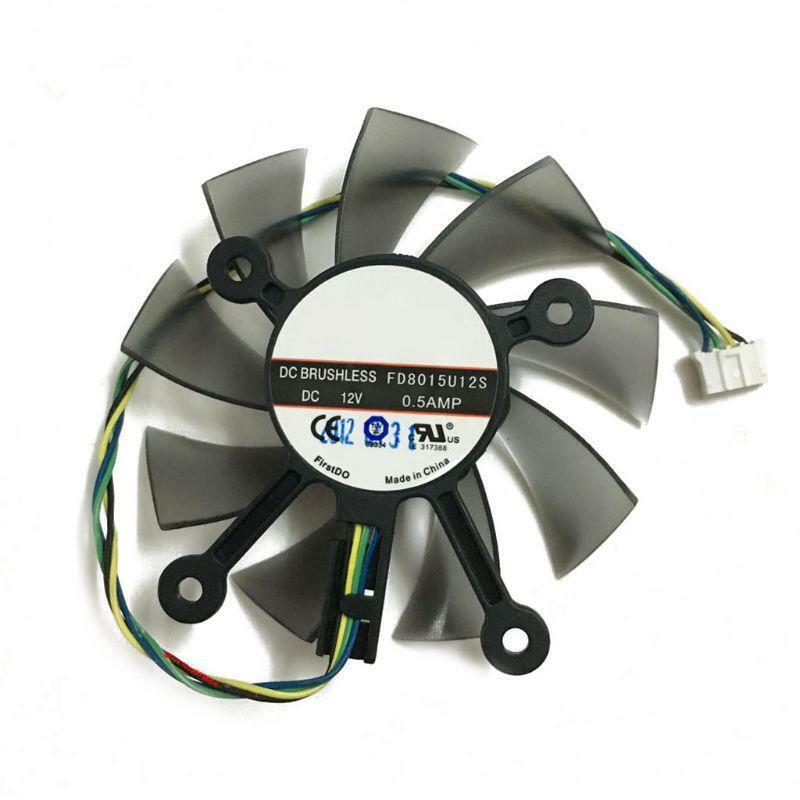 75MM FD8015U12S DC12V 0.5AMP 4PIN Cooler Fan For GTX 560 GTX550Ti HD7850 Video