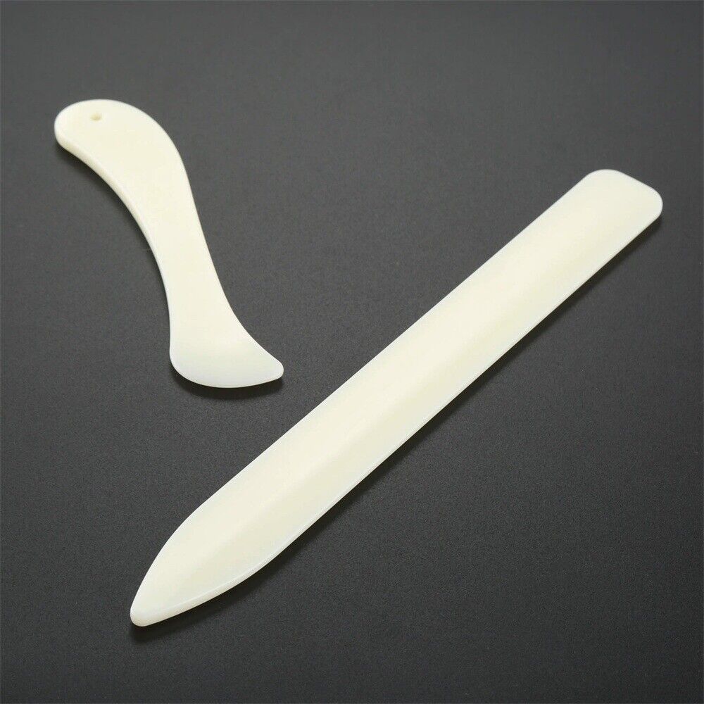 2Pcs Leather Craft Scoring Folding Creasing Edges Paper Handmade Sewing Tools