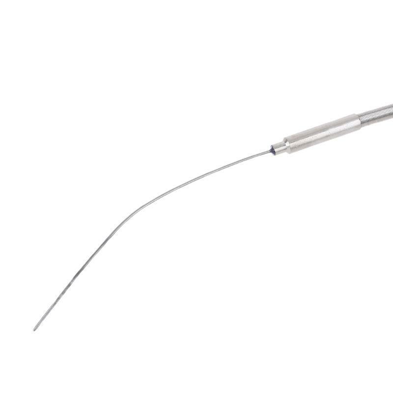 K-Type Thermocouple Probe 1mm x 100mm 2-wires Temperature Sensors 2-Terminals 1m