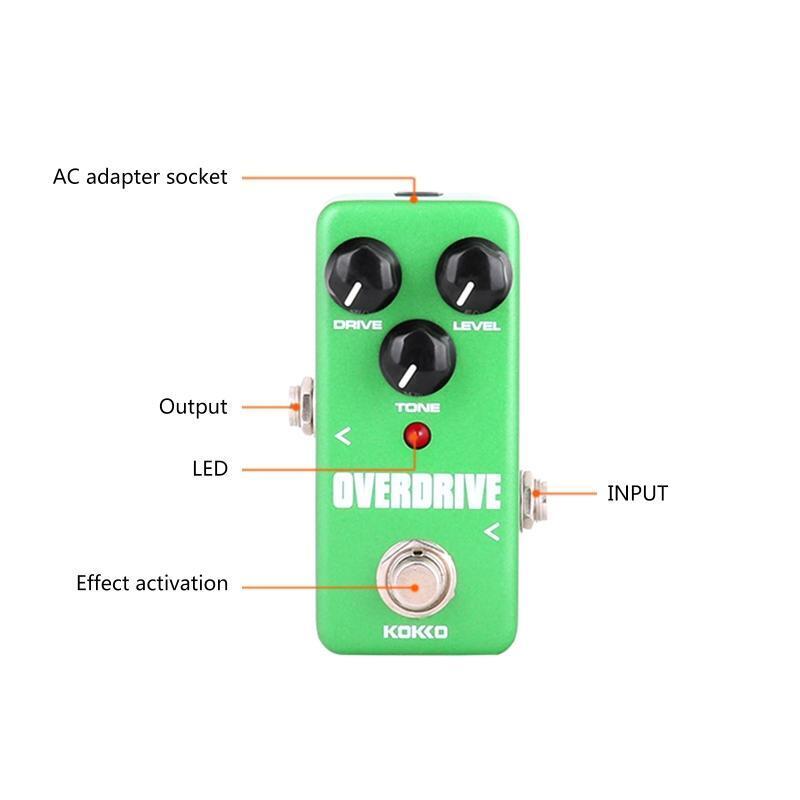 Mini Pedal Guitar Effect Processor Fully Analog Circuit Device for Instrument