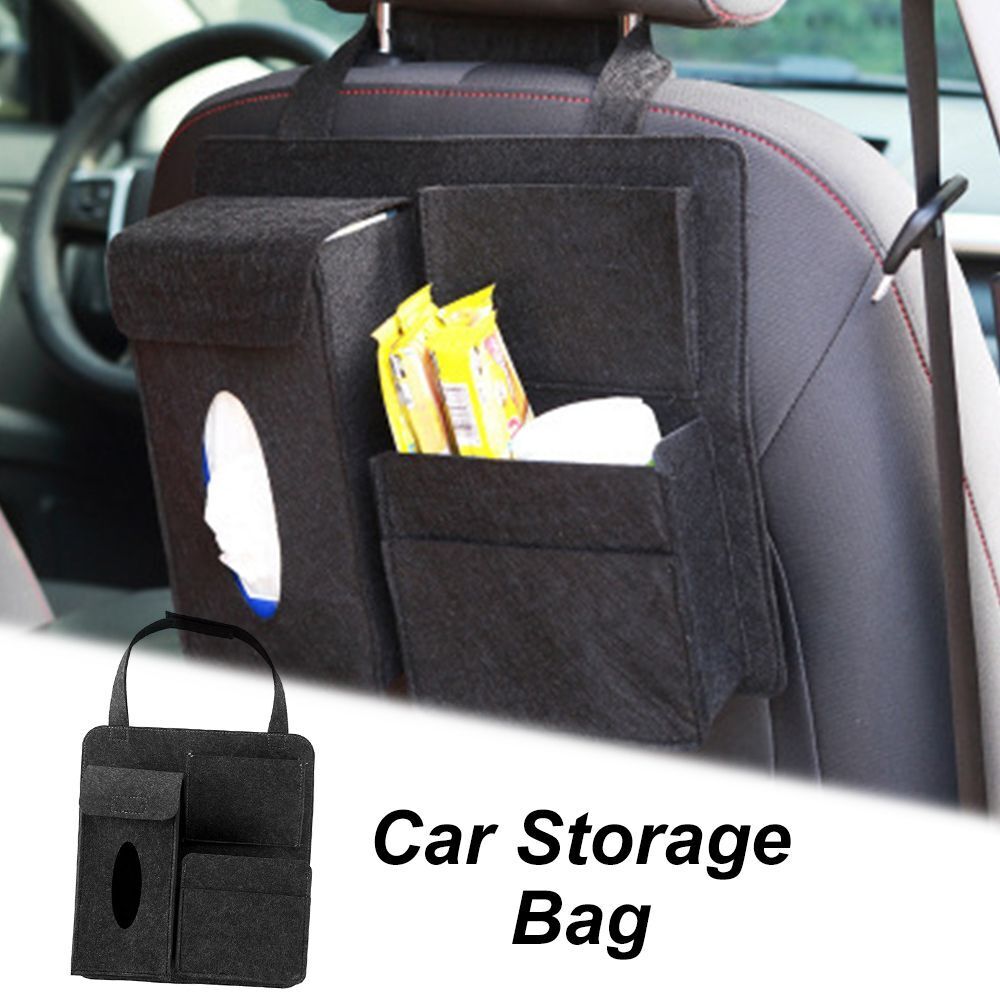 Bag Auto Storage Bag Car Seat Back Box Seat Back Organizer Backseat Holder