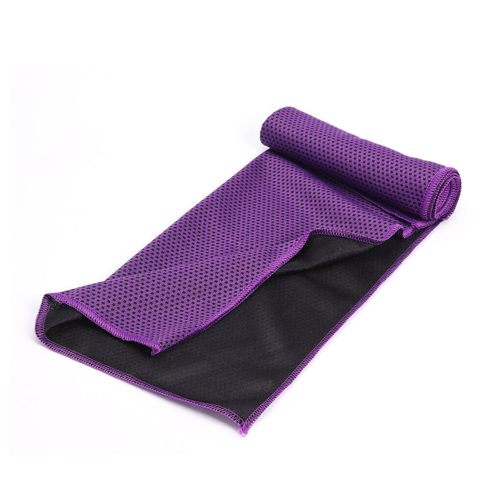 Cold Sports Towel Summer Outdoor Fitness Quick Dry Cooling Towel (Purple)