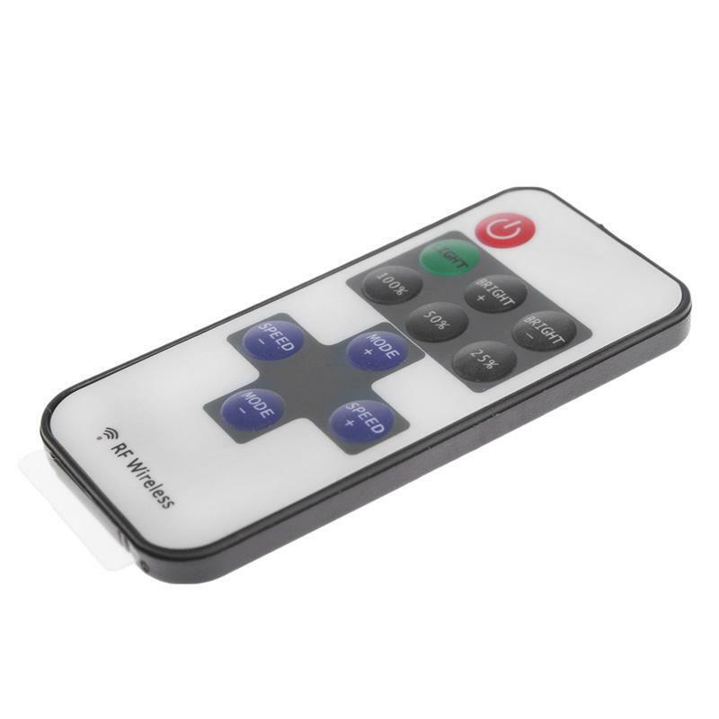 RF Wireless 11 Key Remote Controller Mini Dimmer For Single Color Strip Light