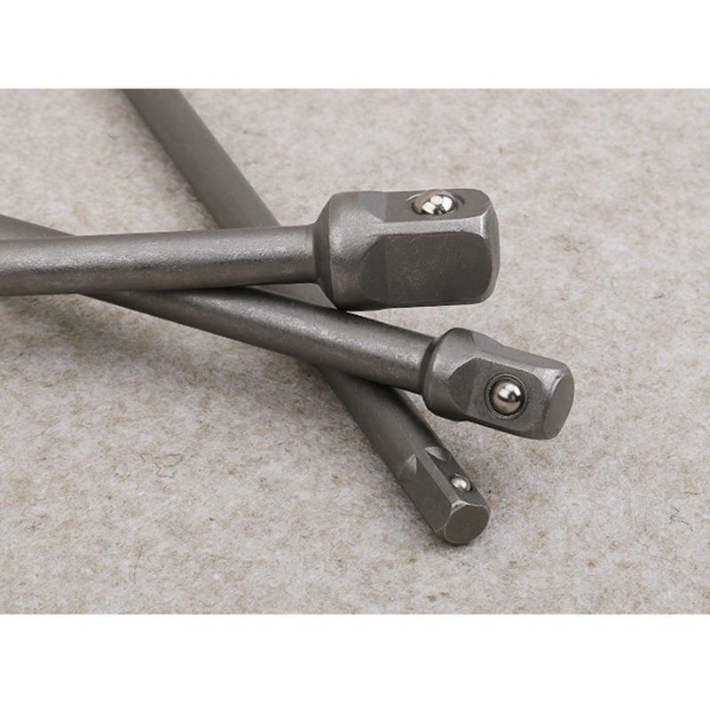 Hexagonal Shank to Square Joint Socket Rod Adapter Extension Drill Bits Bar Hex