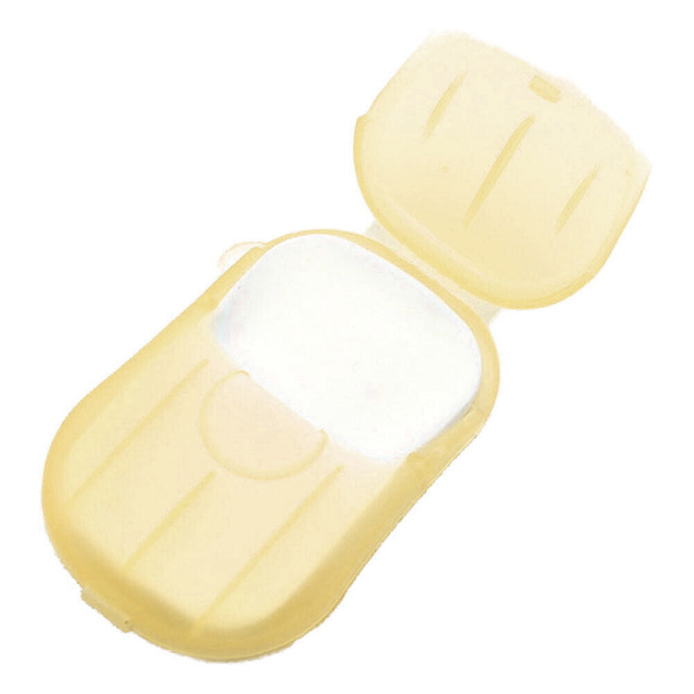 20pcs/Box Disposable Soap Papers Portable Travel Hand Washing Scented Slice