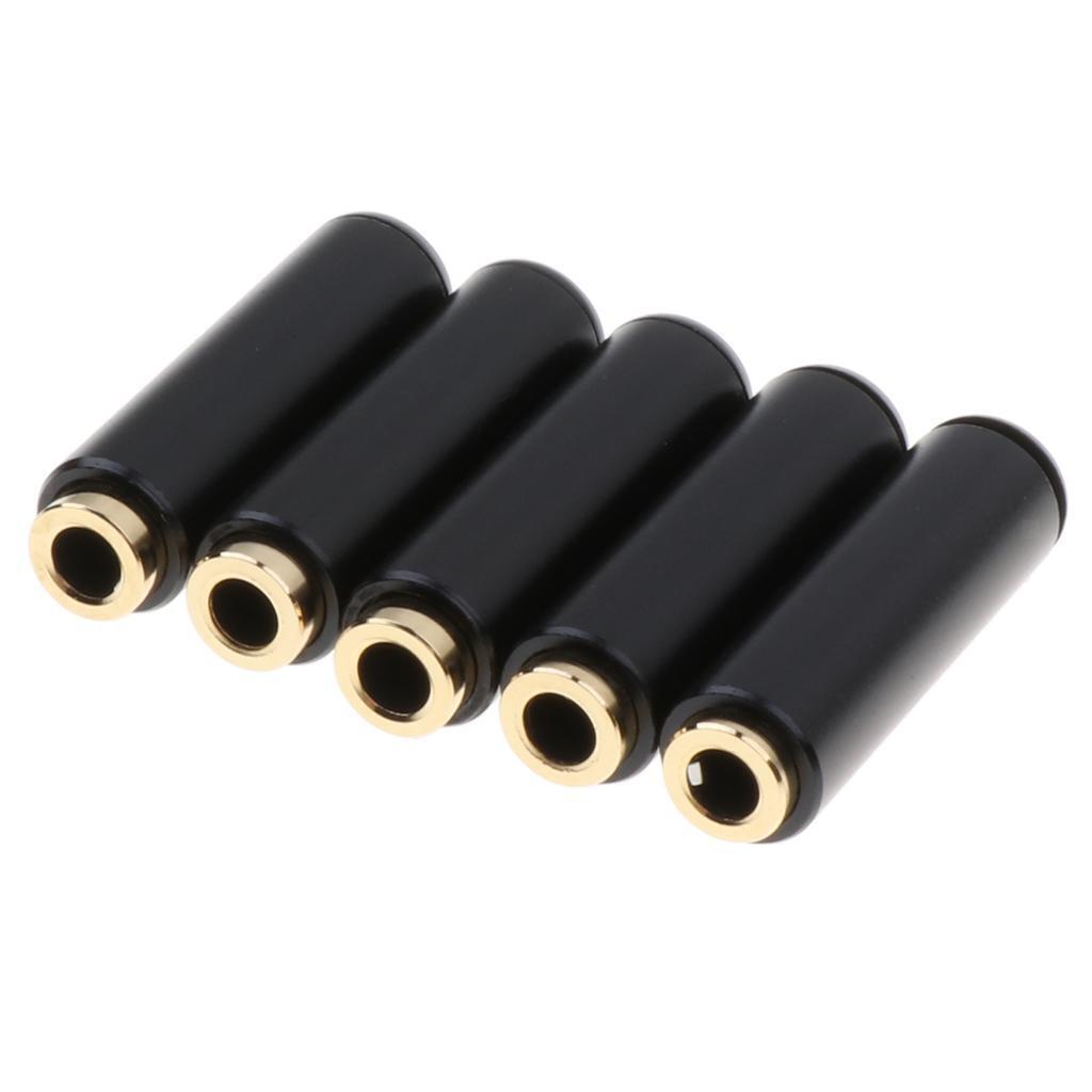 5 Packs 3.5mm Female Soldering Type Plugs Connector, Compatible for Earphone
