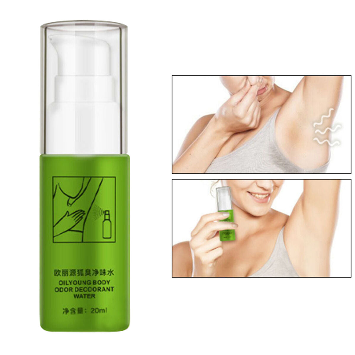 Body Odor Deodorant Water  Underarm Sweat deodorization