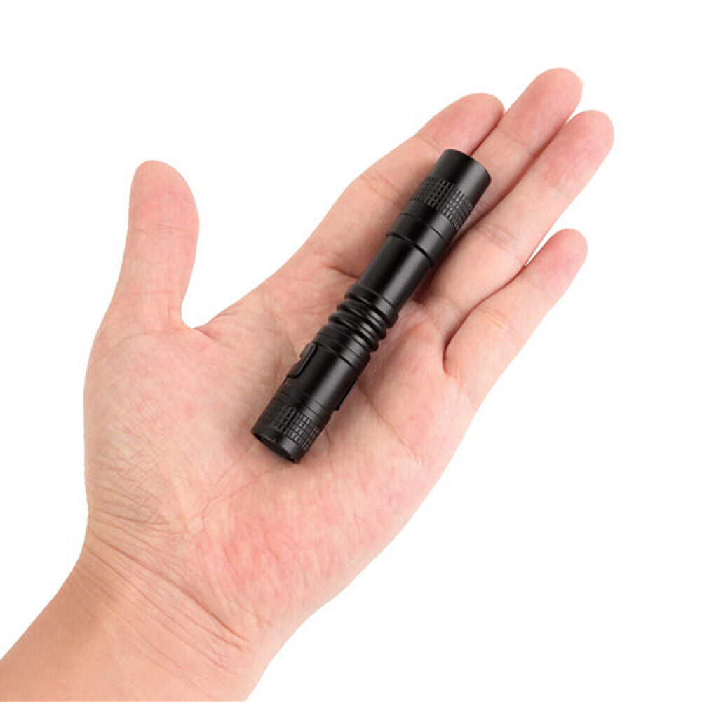 Mini Portable LED Flashlight Outdoor Camp Hiking Emergency Pen Torch Lamp