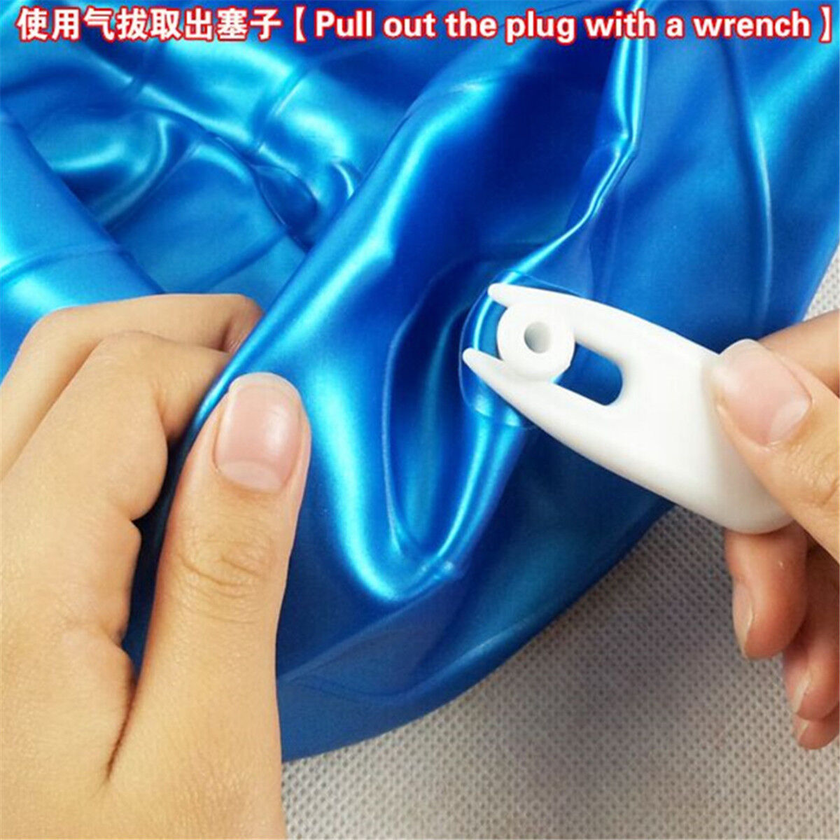 5pcs Fitness Exercise Sport Inflatable Yoga Ball Air Stopper Plug Puller Pump