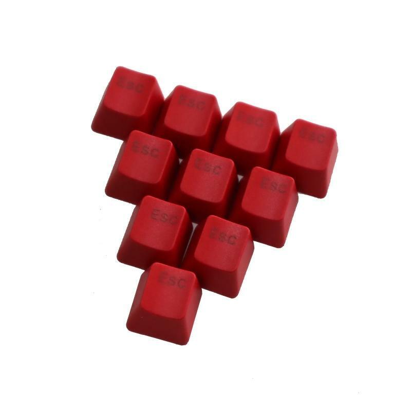 Red ESC Mechanical Keyboard Keycap PBT Personality R4 Keycap Light Transmission