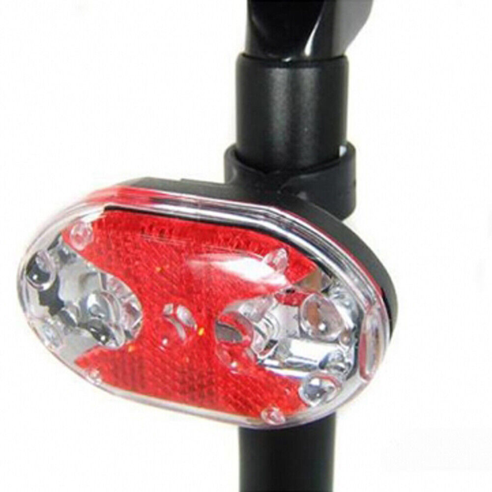 New Bicycle 5 LED Front Headlight Flashlight+9 LED Rear Taillight Lamp Kit