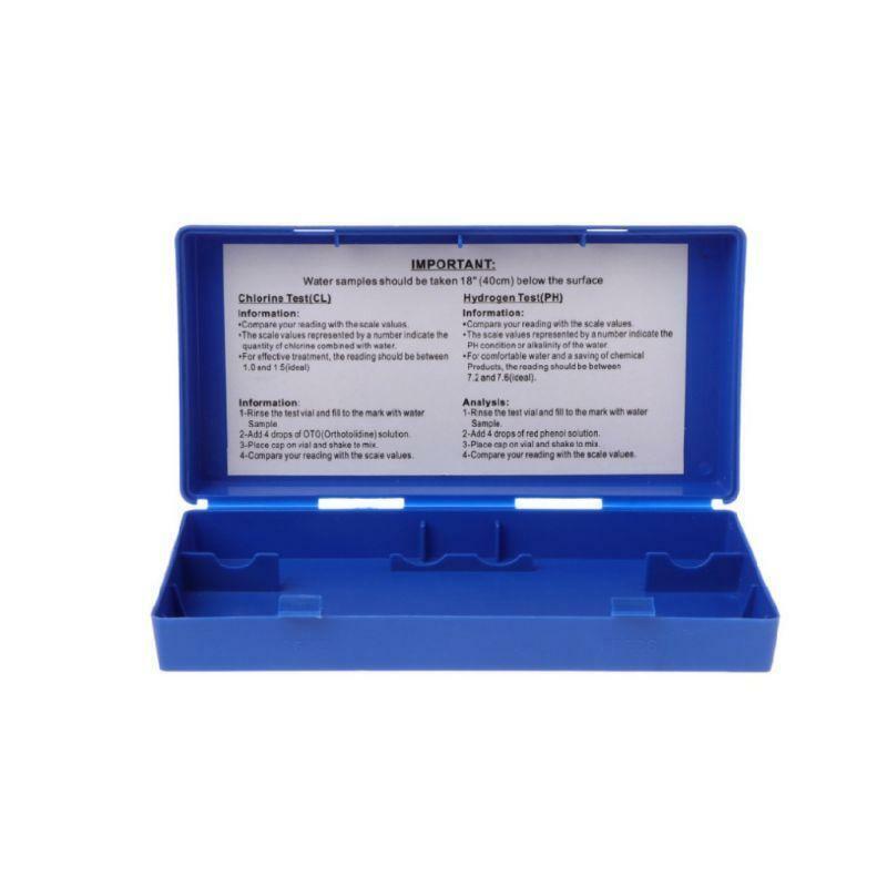 PH Water Quality Test Set Chlorine Hydroponics Testing Swimming Pool Aquarium