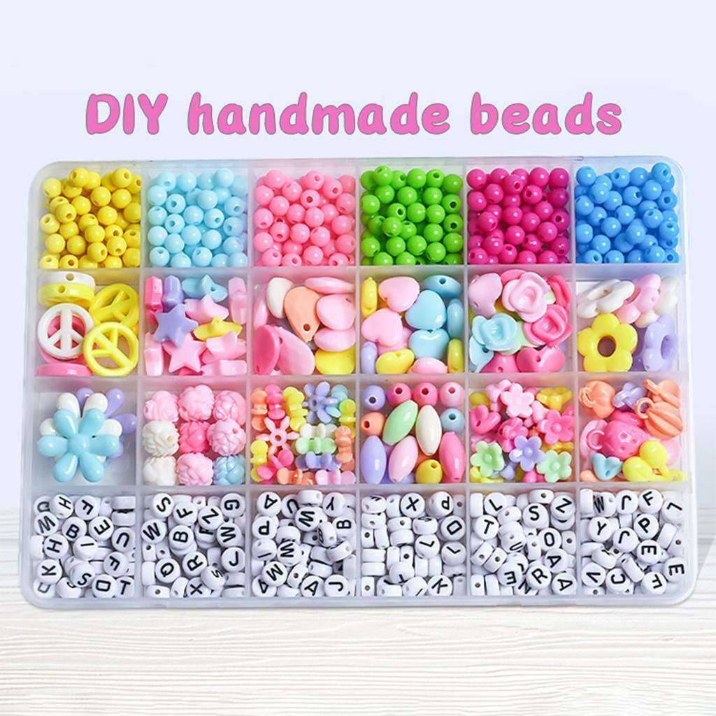 Bead Jewelry Making with Crystal String W/ Accessories DIY Handmade