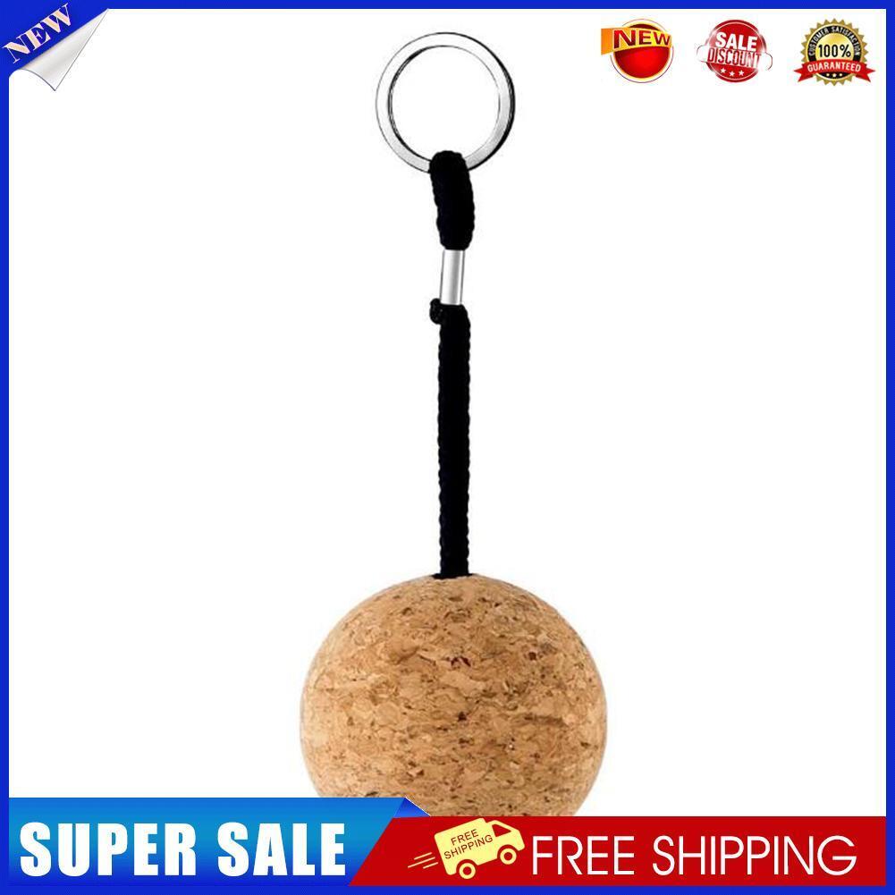 50mm Boat Floating Cork Keyring Water Buoyant Ball Floating Kayak Key Chain
