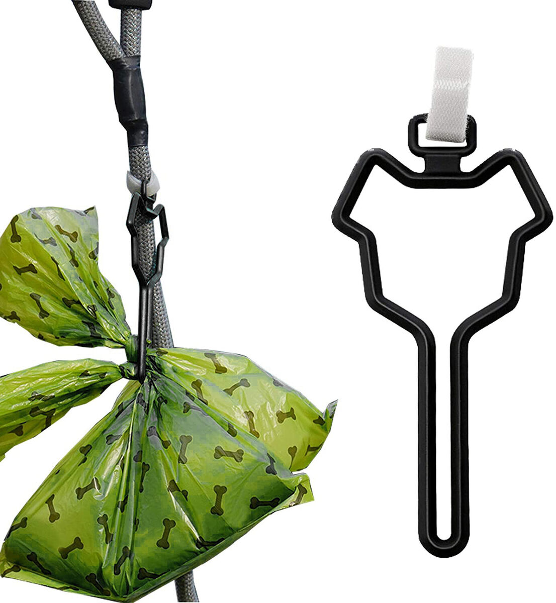 Large Bearing Capacity Dog Poo Bag Holder Leash Attachment Waste Bag Carrier