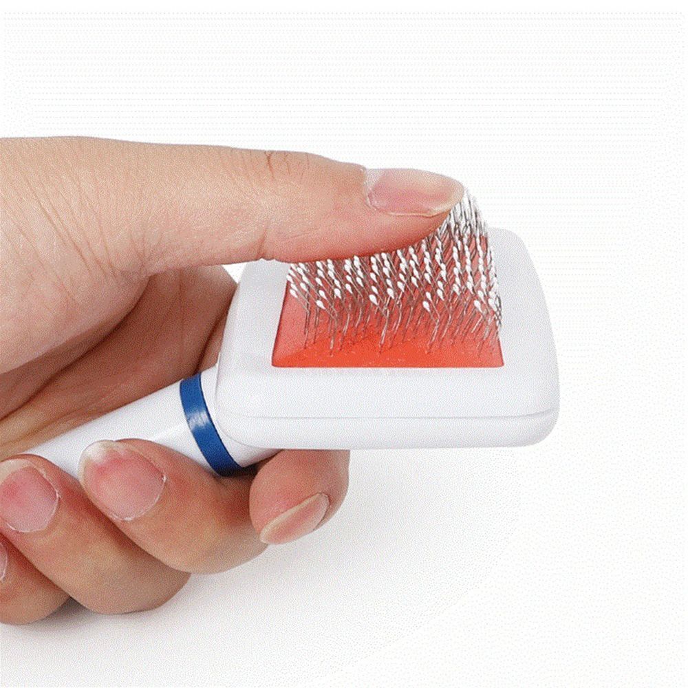 Quick Cleaning Pet Hair Brush Dog Grooming Tool Cat Needle Comb Skin Massage